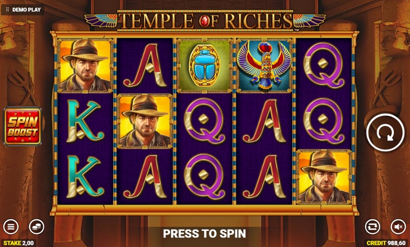 Temple of Riches Spin Boost