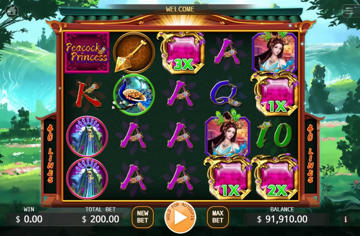 Peacock Princess Lock 2 Spin