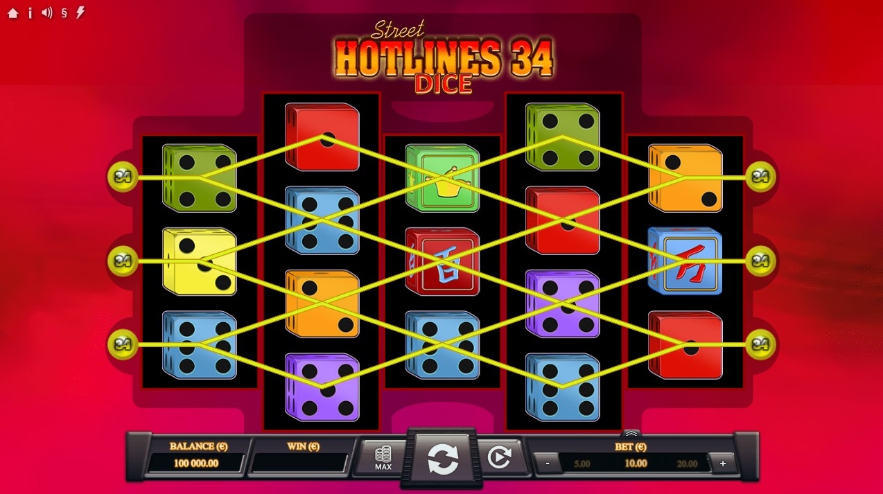 Hot Lines 34 Dice