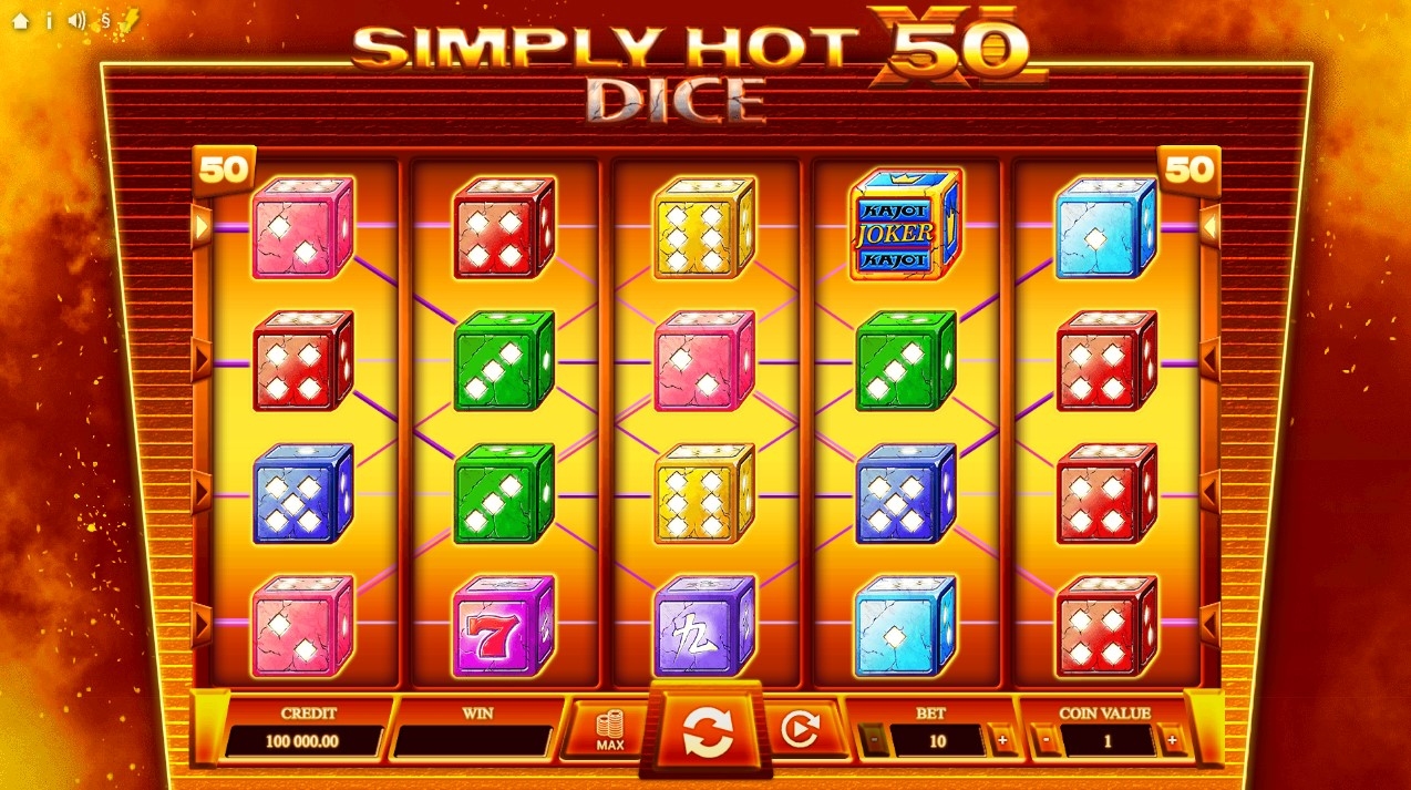 Simple Hot XL 50 Dice