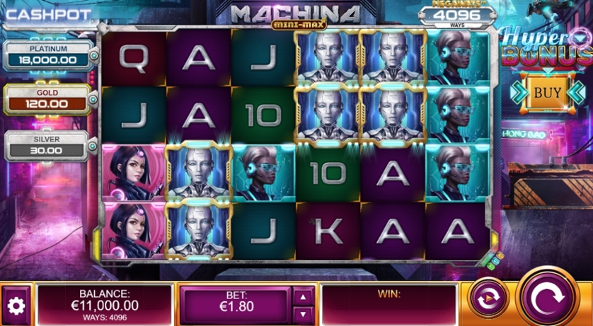 Machina Megaways Mini-max