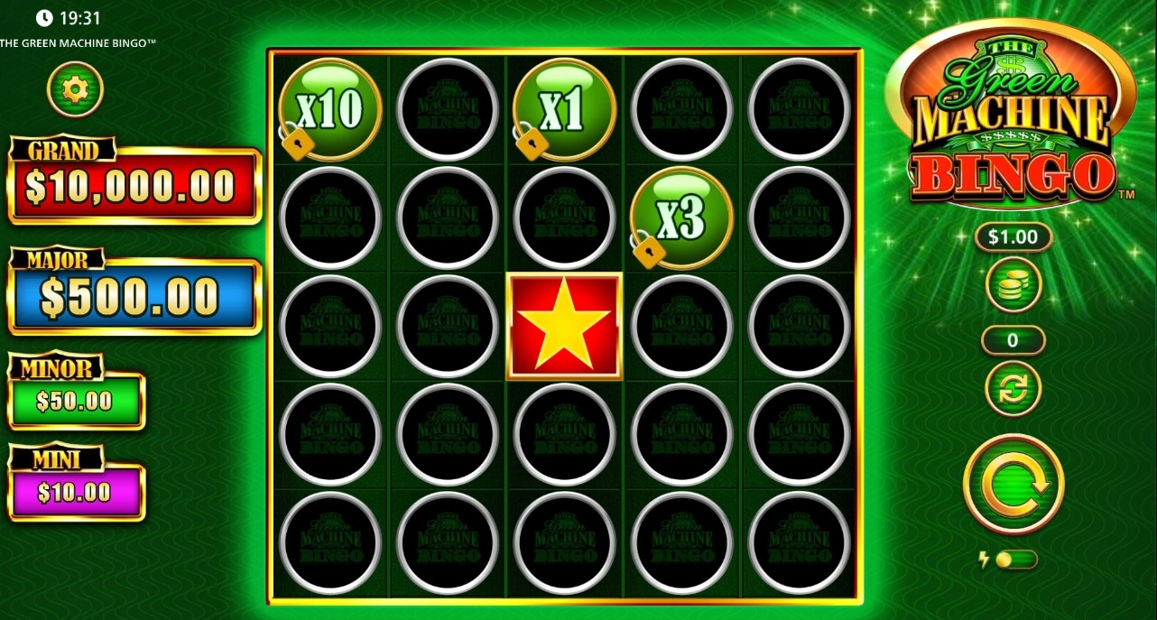 The Green Machine Bingo