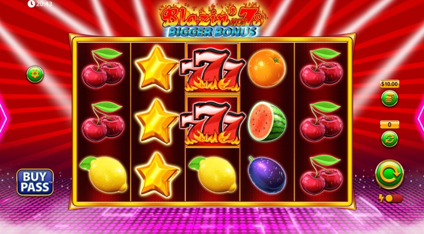 Blazin Hot 7's Bigger Bonus