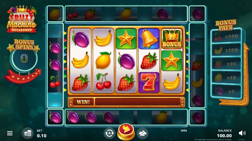 Fruit Machine Mega Bonus