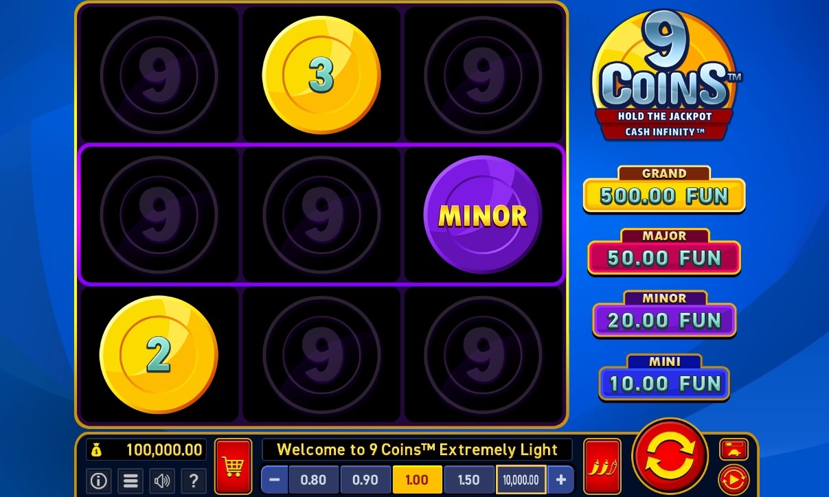 9 Coins Extremely Light