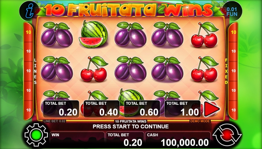 10 Fruitata Wins