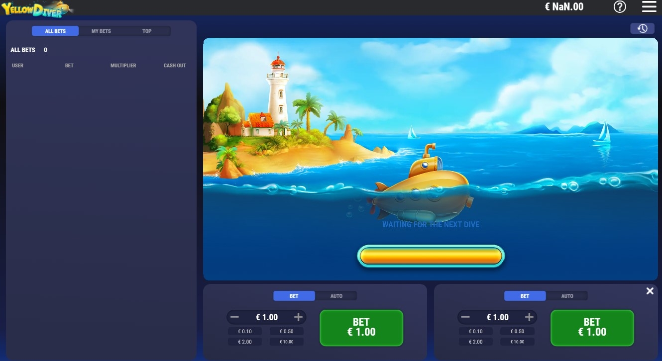 Yellow Diver – Crash Game