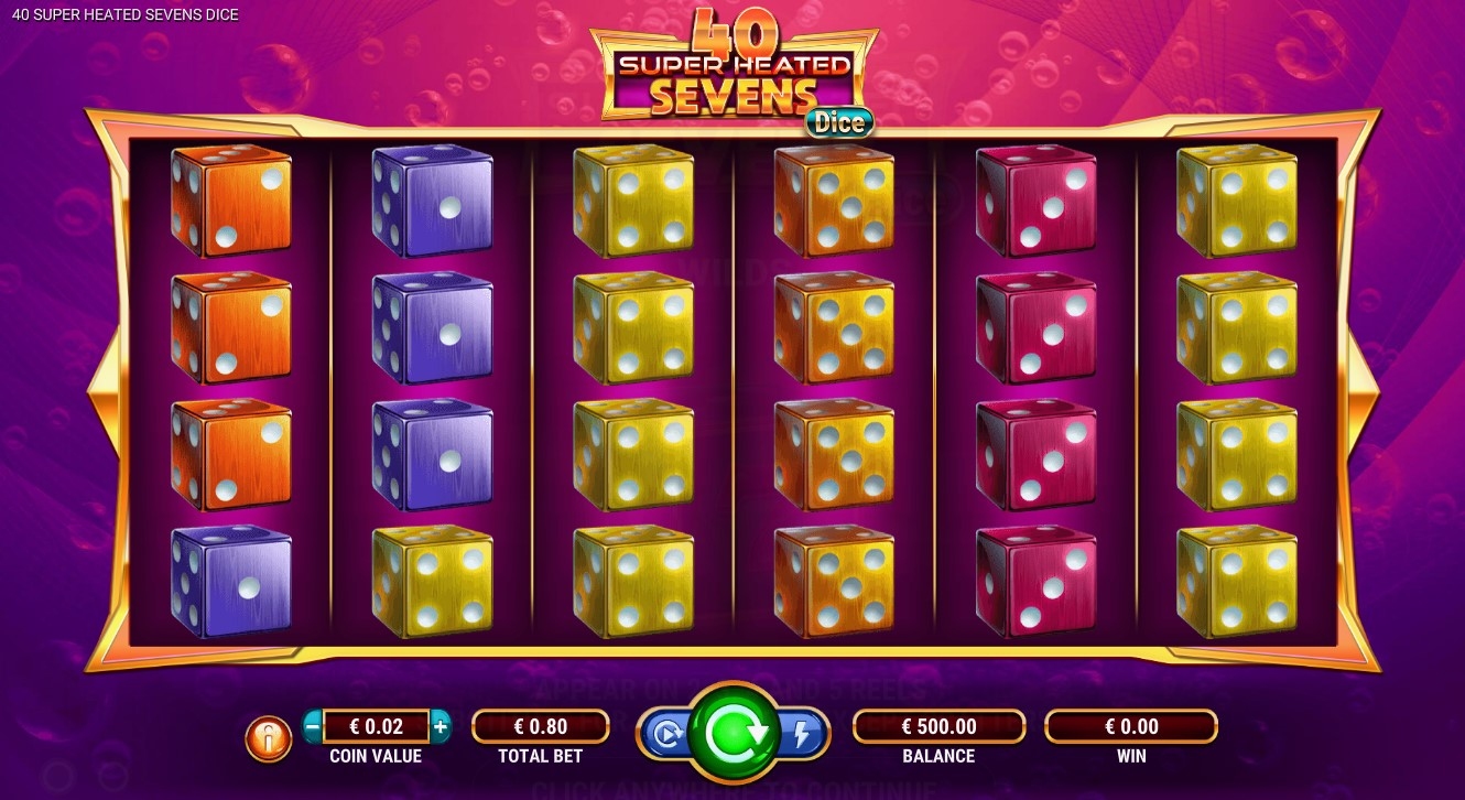 40 Super Heated Sevens – Dice