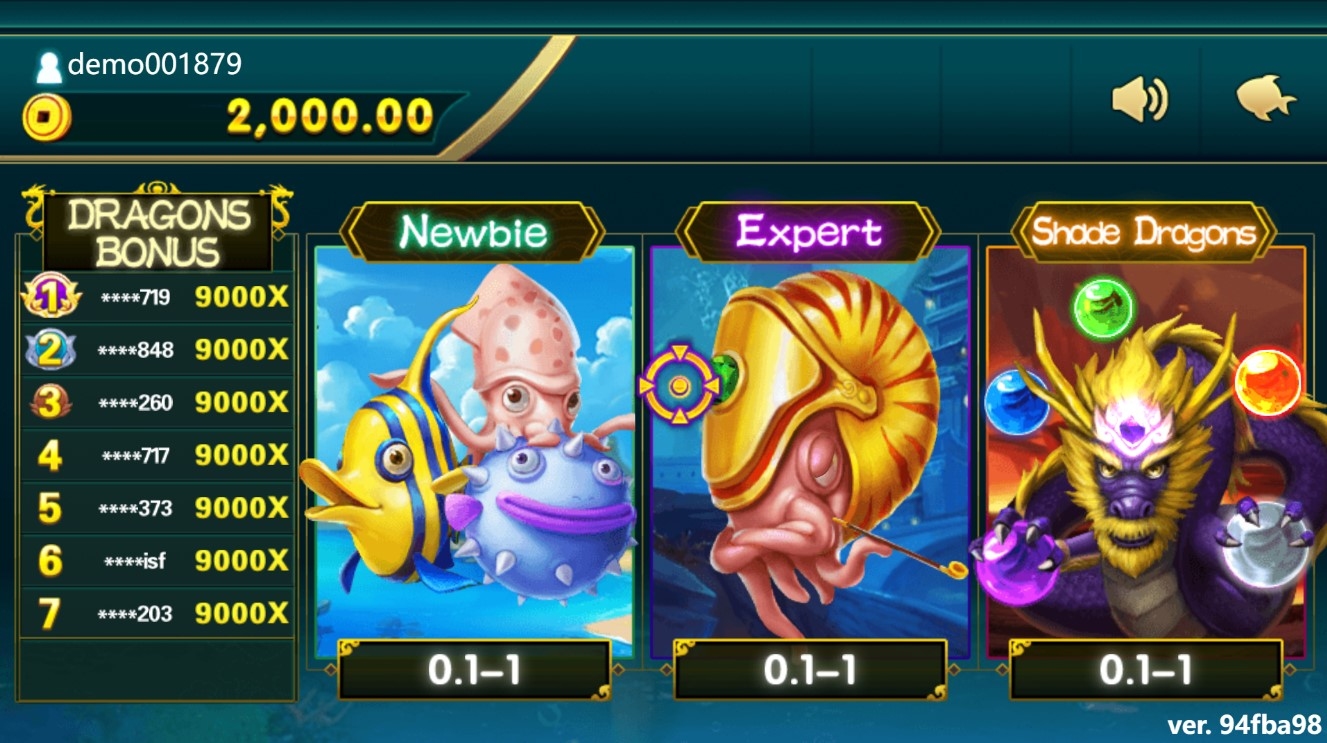Shade Dragons Fishing