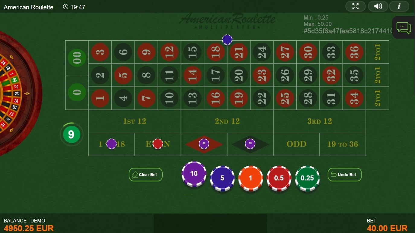 Multiplayer American Roulette
