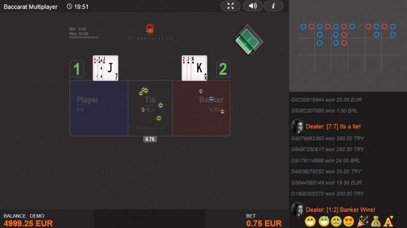 Multiplayer Baccarat