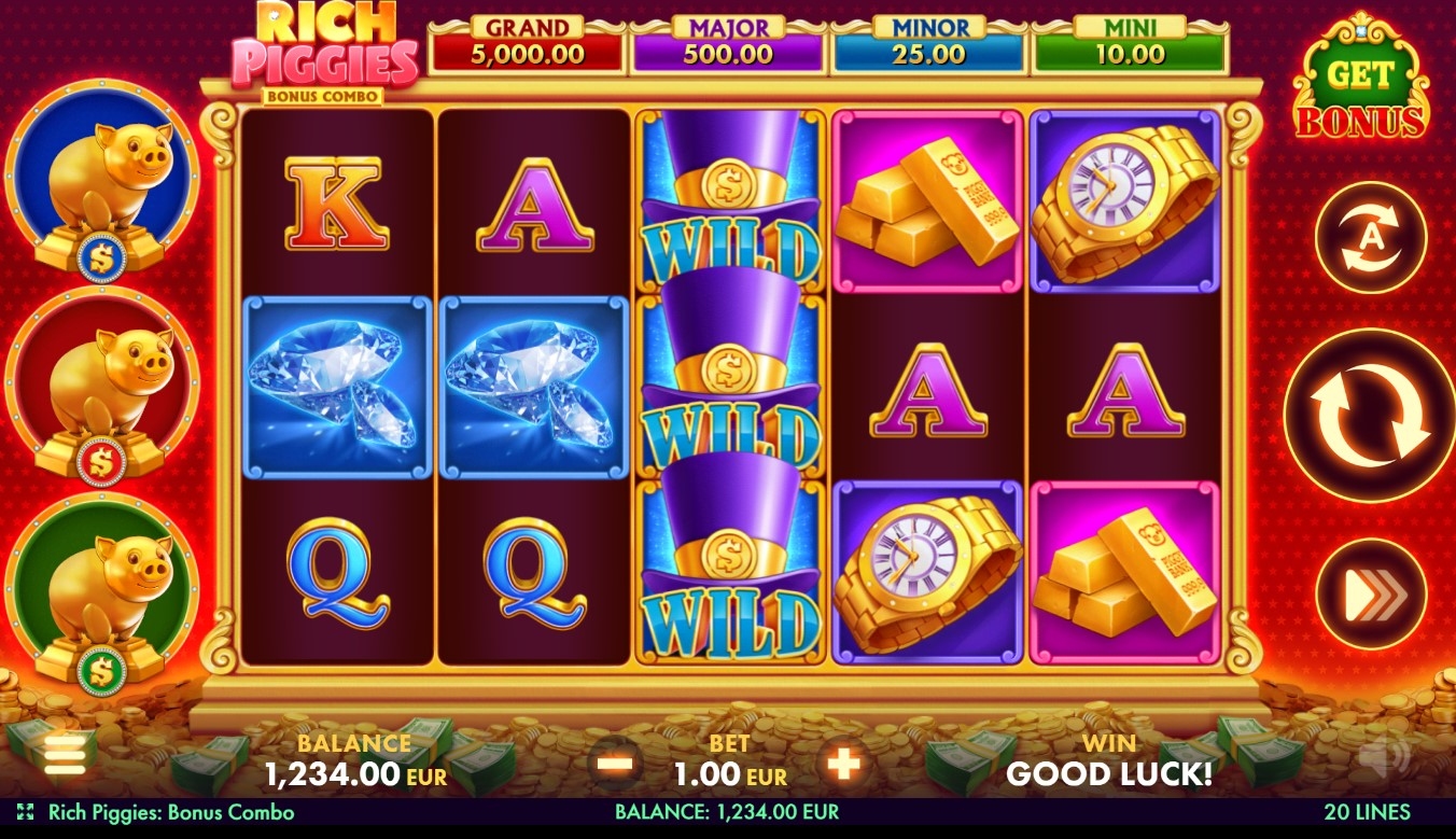 Rich Piggies Bonus Combo