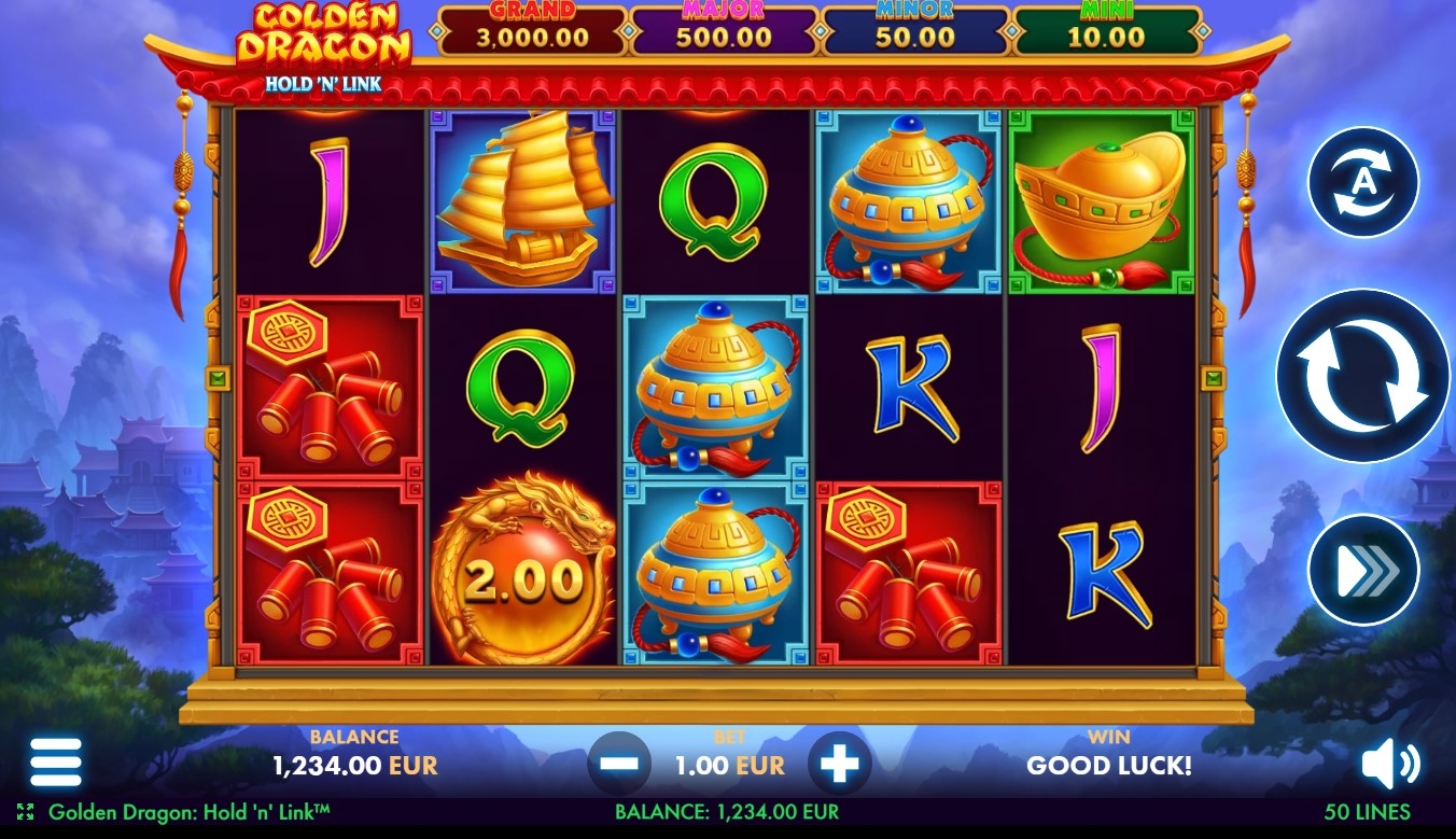 Golden Dragon Hold 'N' Link