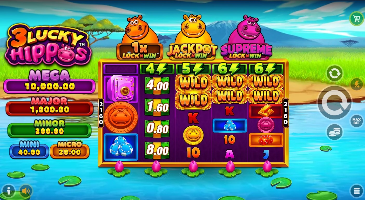 3 Lucky Hippos