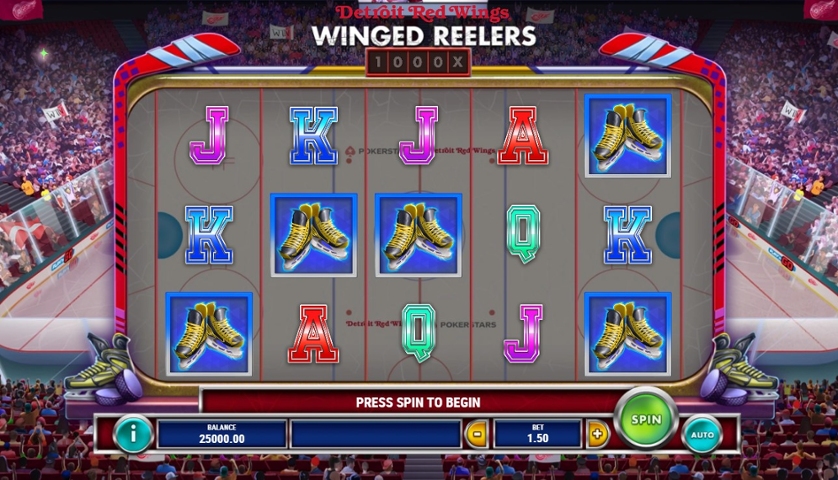 Detroit Red Wings Winged Reelers
