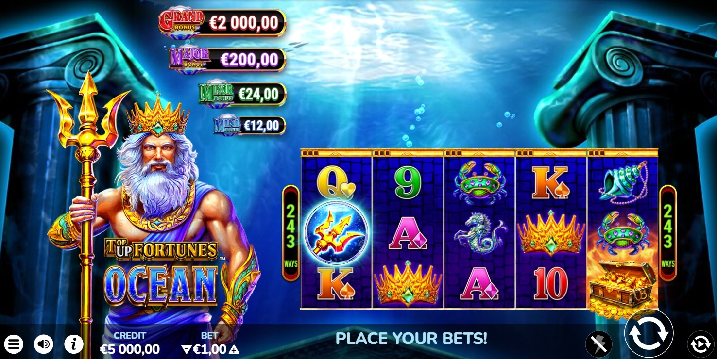 Top Up Fortunes - Ocean