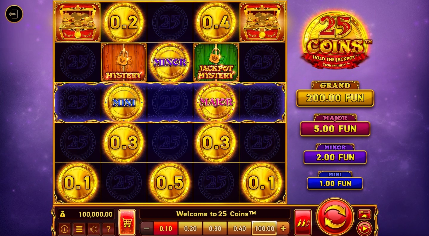 25 Coins
