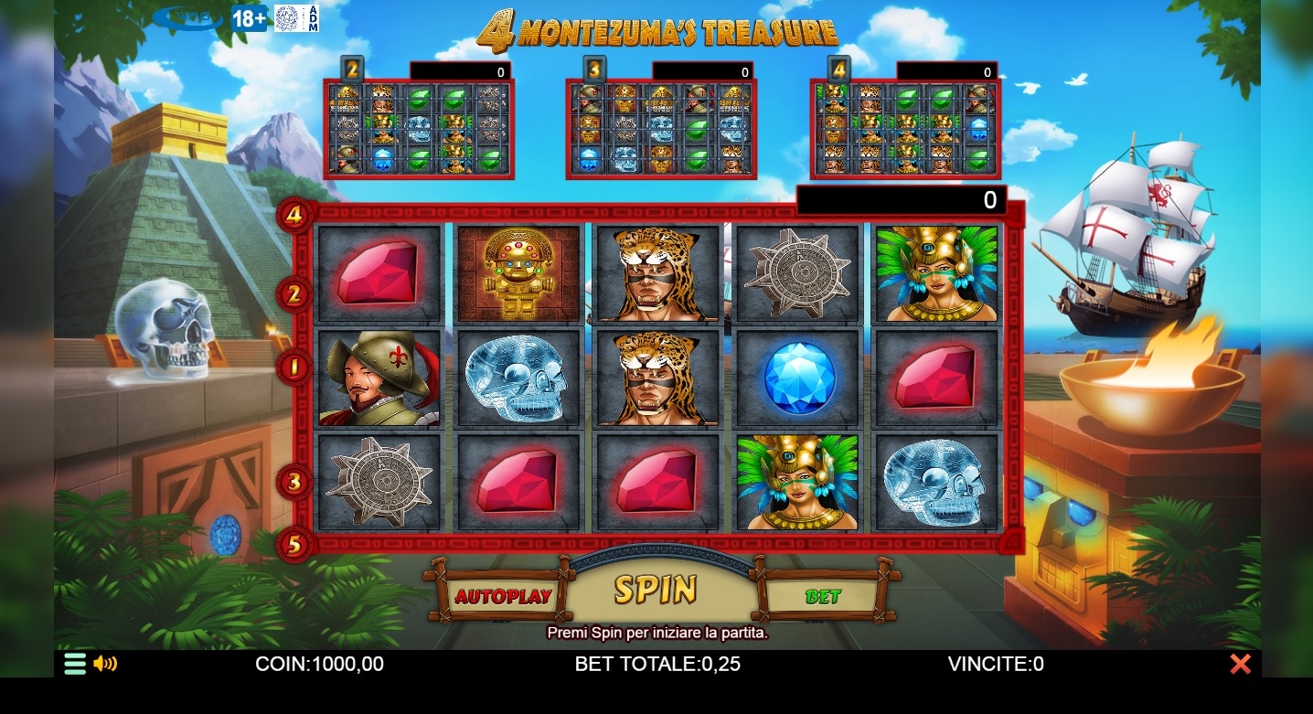 4 Montezuma's Treasure