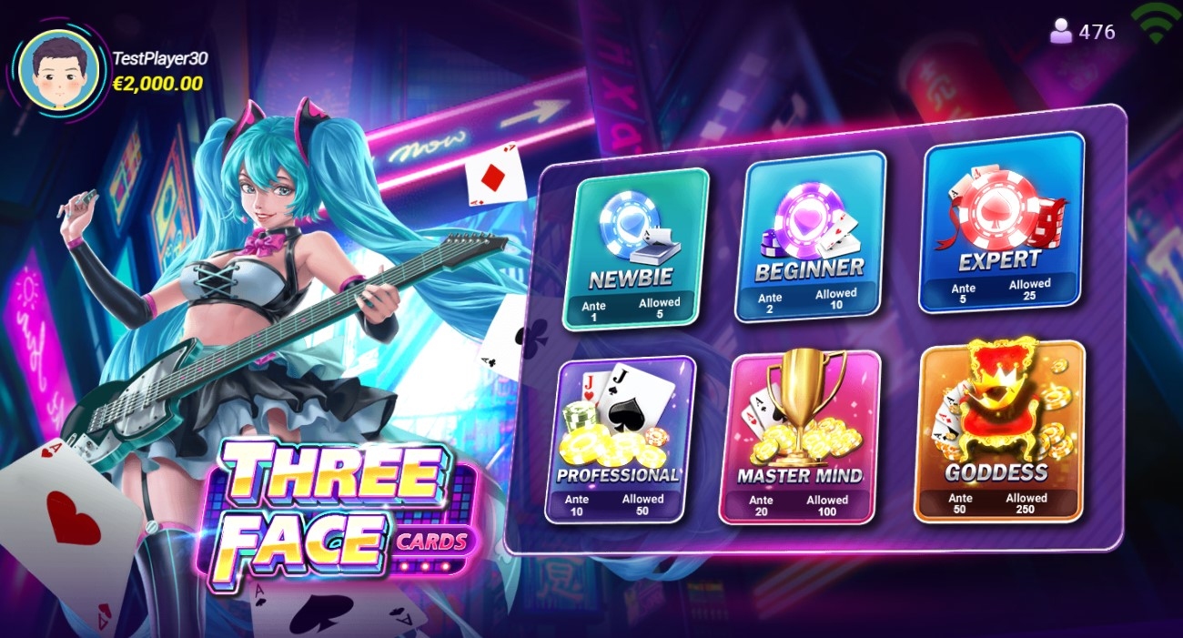 Three Face Cards