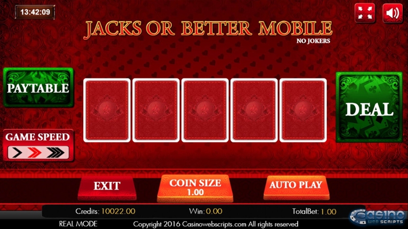 Jacks Or Better Video Poker