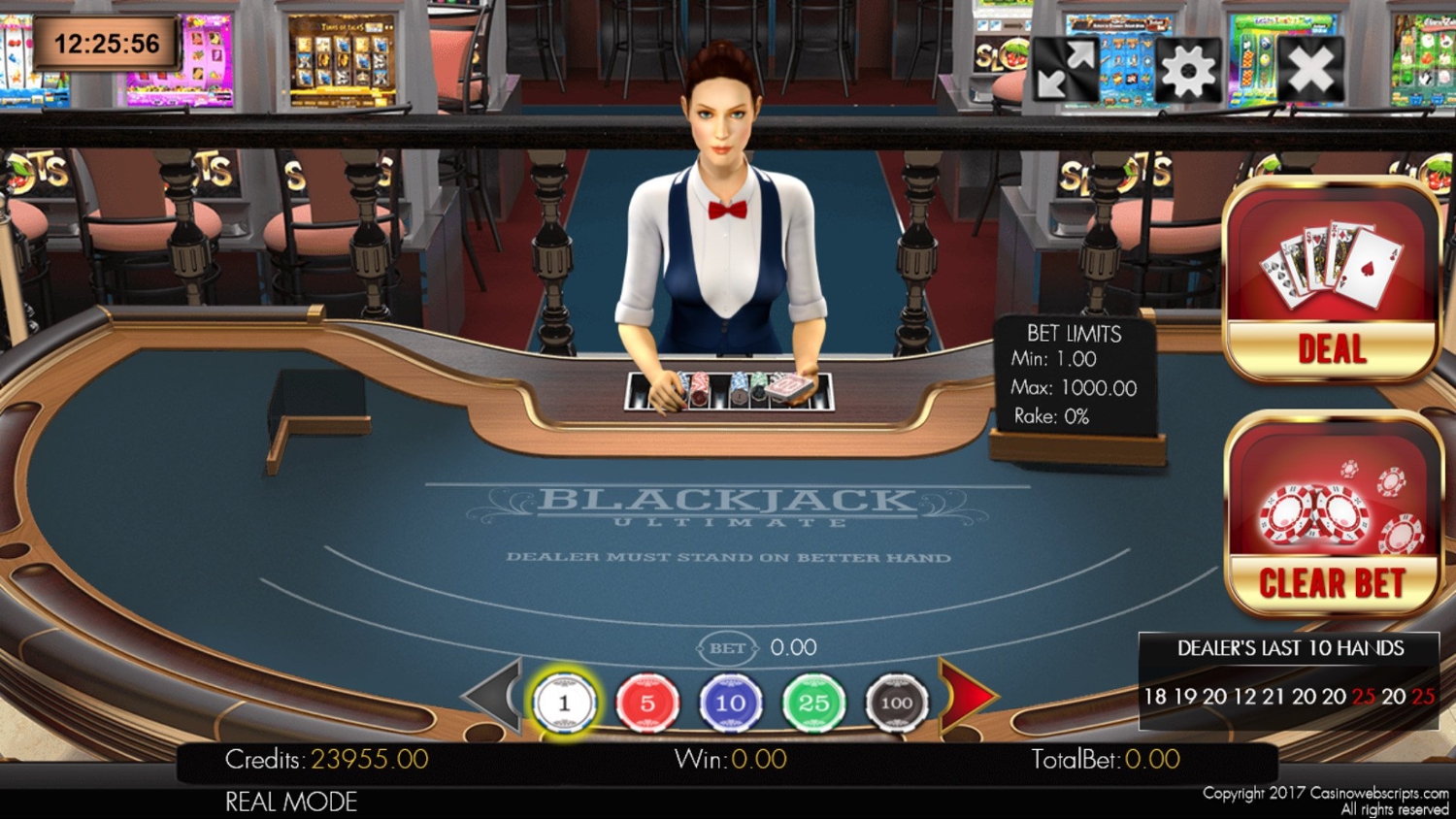 BlackJack Ultimate 3D Dealer