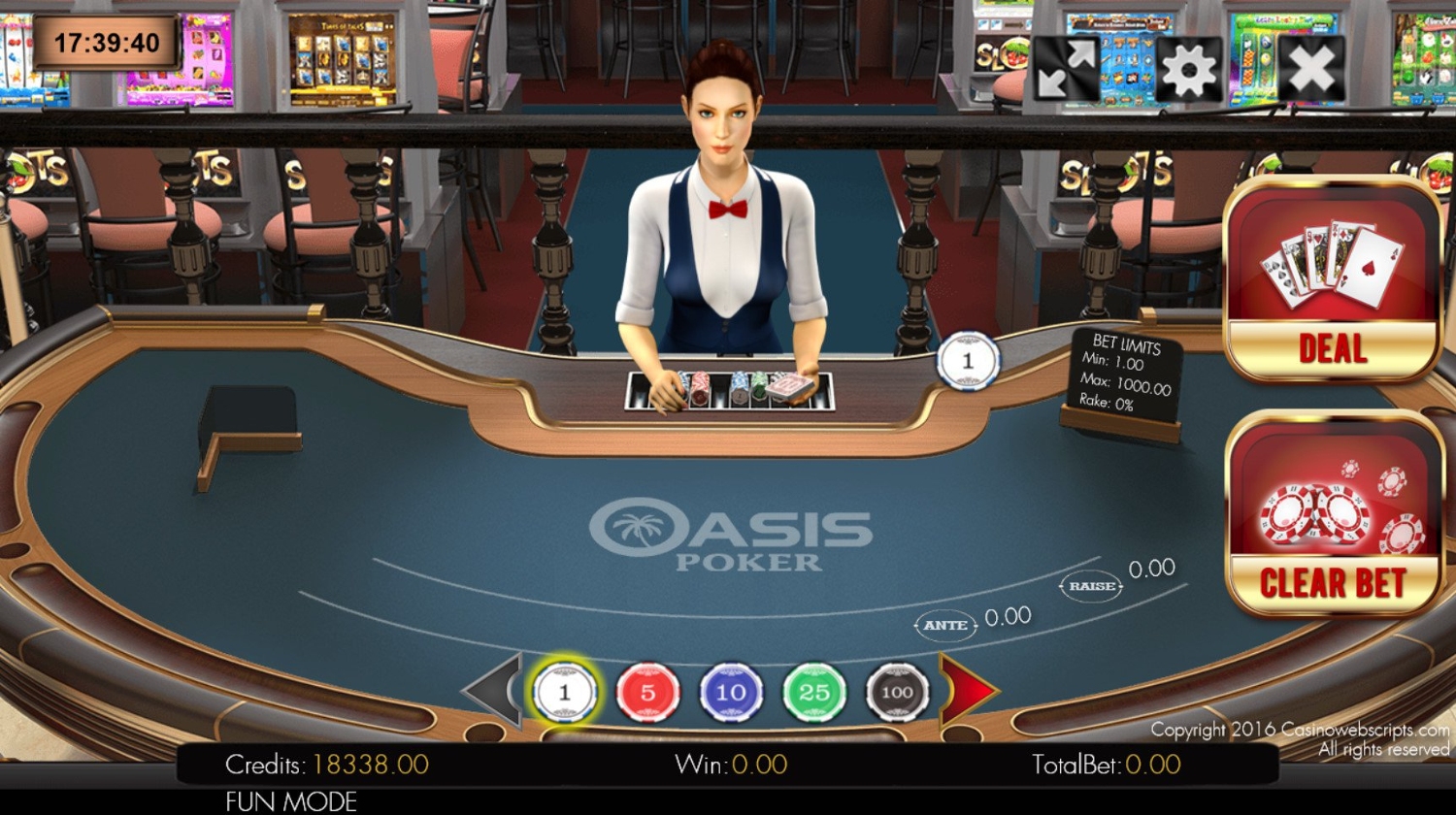 Oasis Poker 3D Dealer