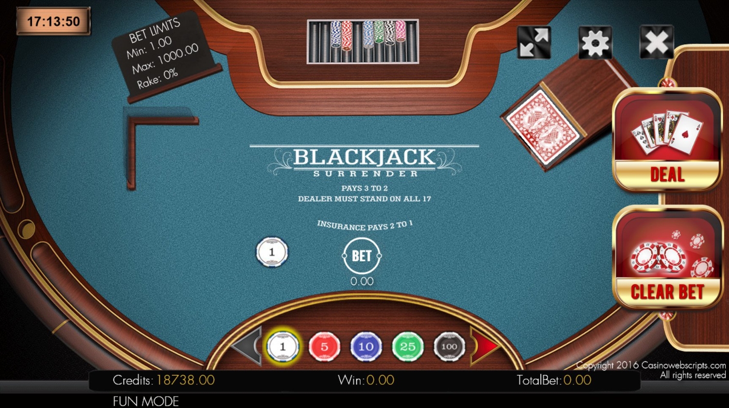 Blackjack 21 Surrender