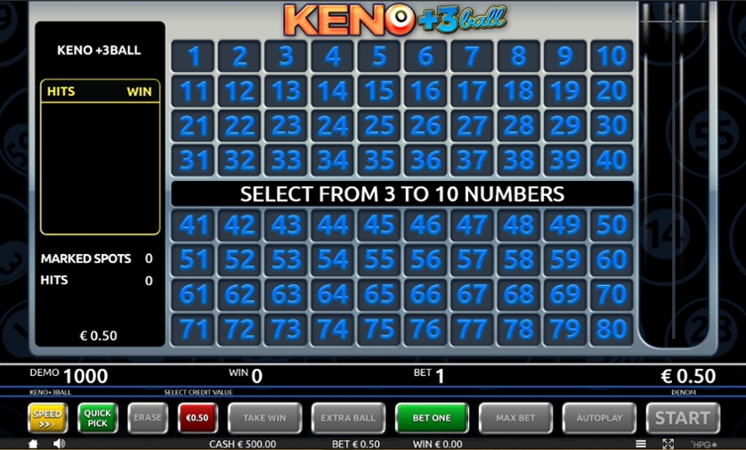 Keno 3Ball