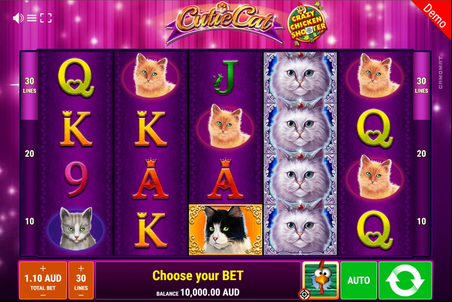 Cutie Cat - Crazy Chicken Shooter