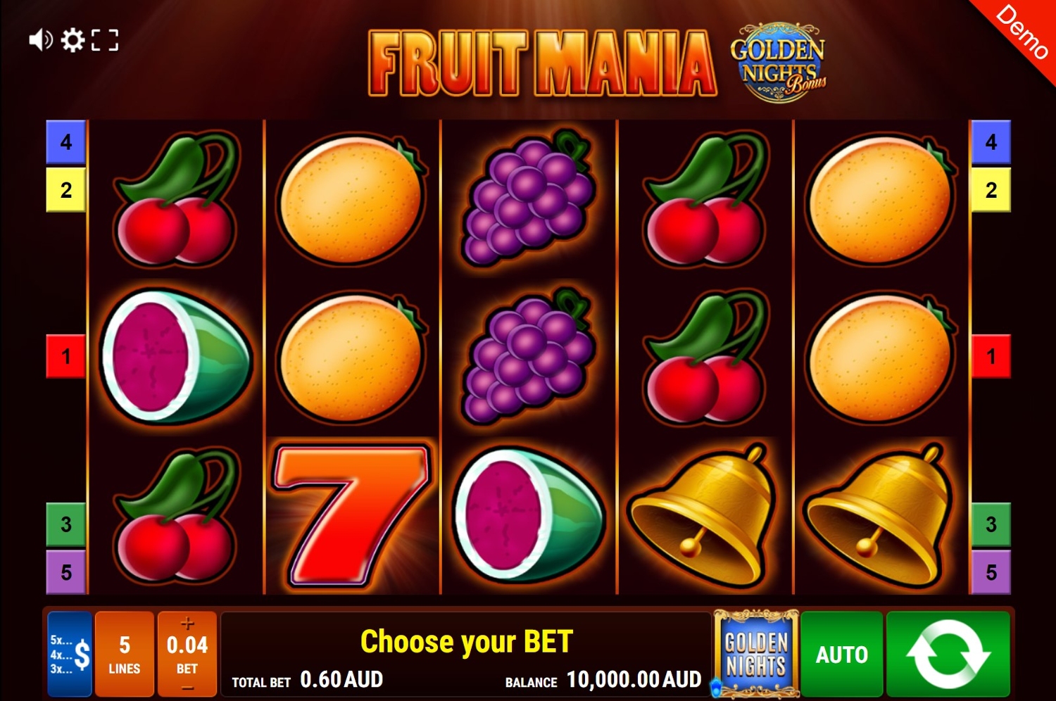 Fruit Mania - Golden Nights Bonus
