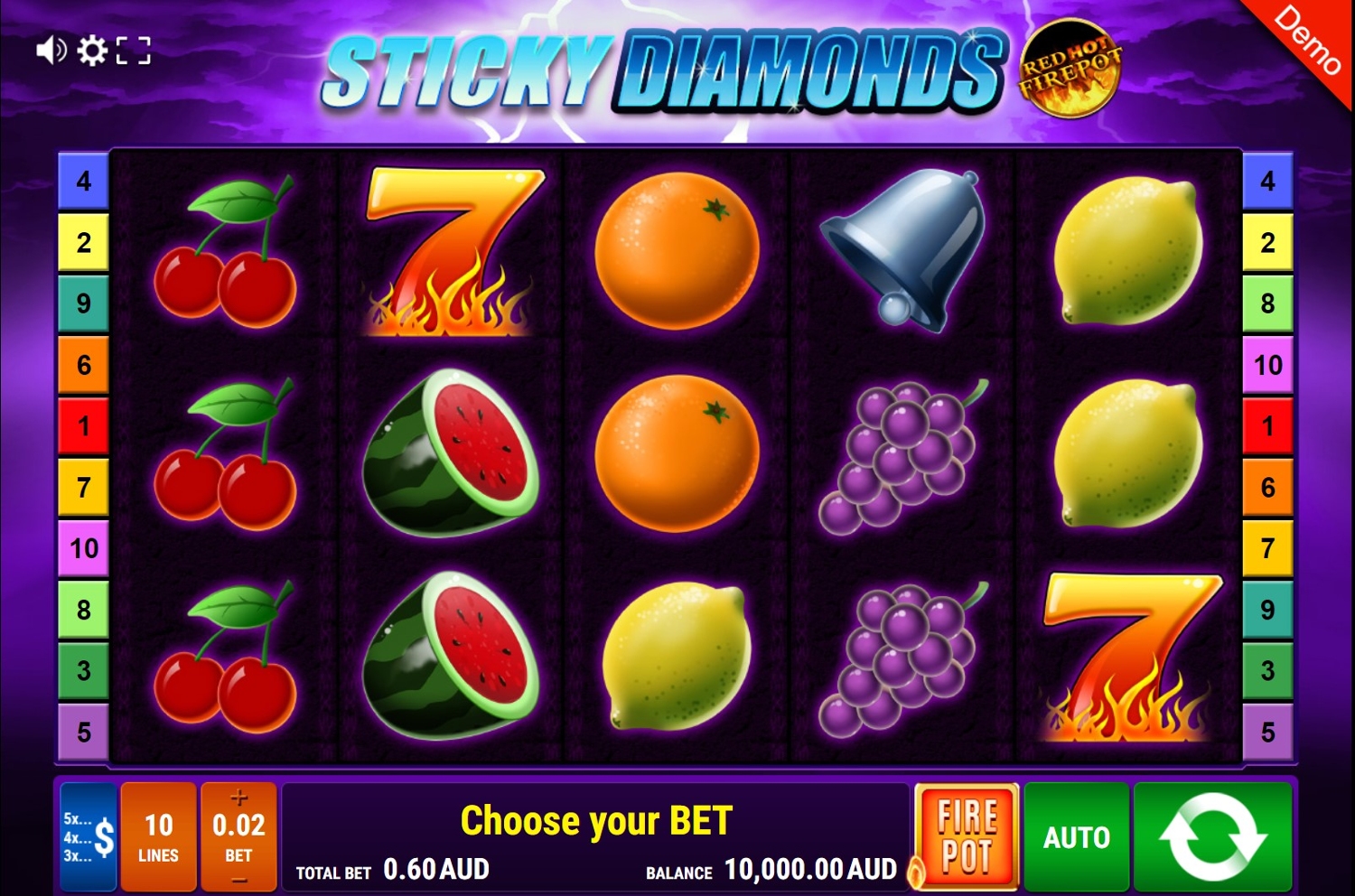Sticky Diamonds - Red Hot Firepot