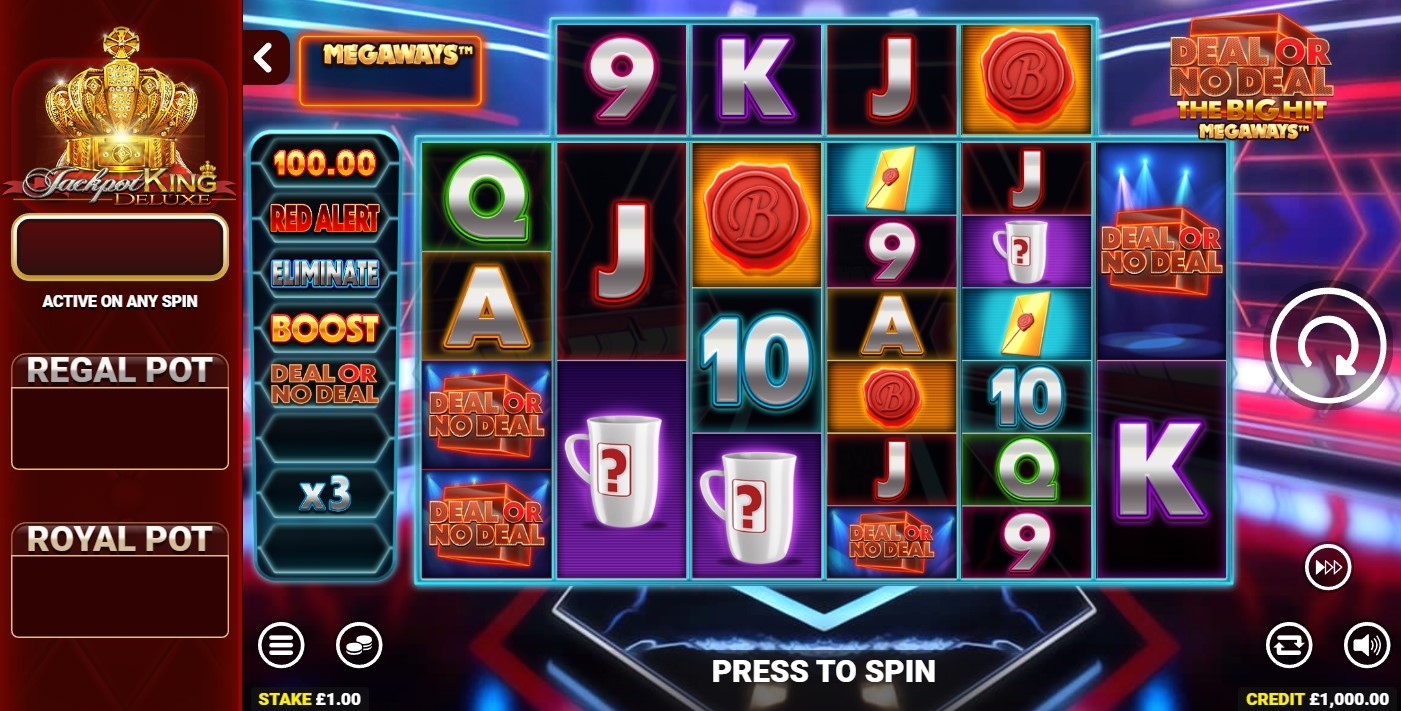 Deal Or No Deal The Big Hit Megaways