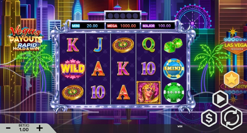 Vegas Payouts Rapid Hold and Win