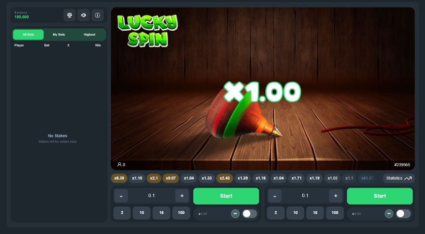 Lucky Spin (Popok Gaming)