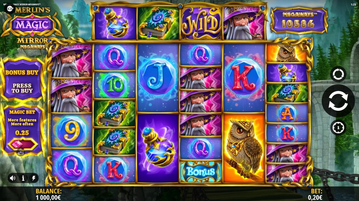 Merlin's Magic Mirror Megaways