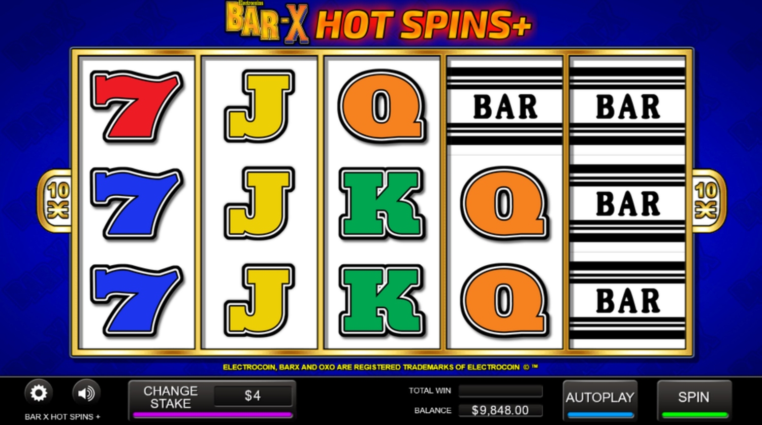 Bar X Hot Spins