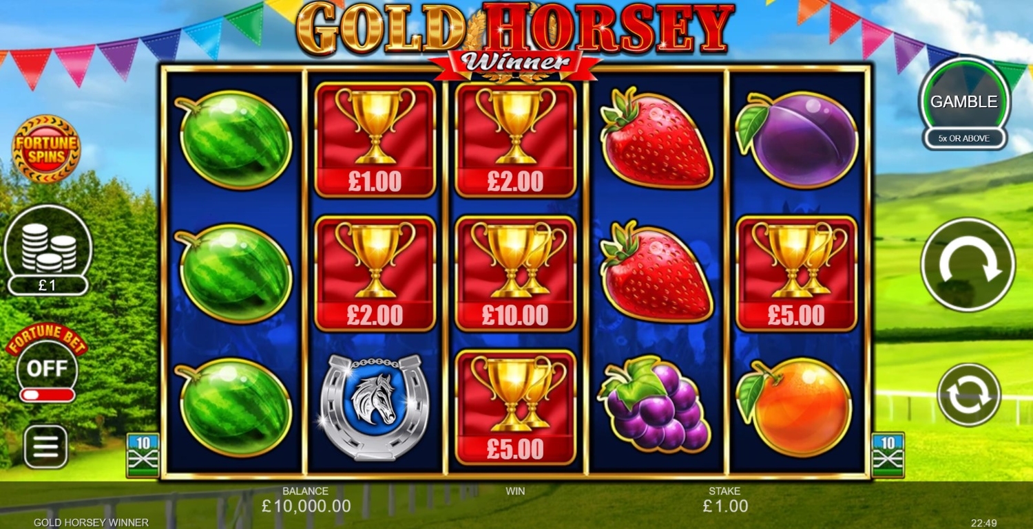 Gold Horsey Winner