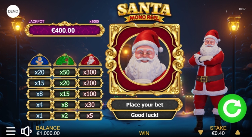 Santa Mono Reel