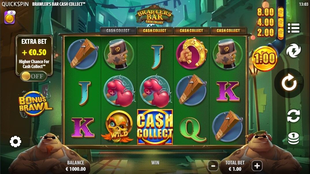 Brawlers Bar Cash Collect
