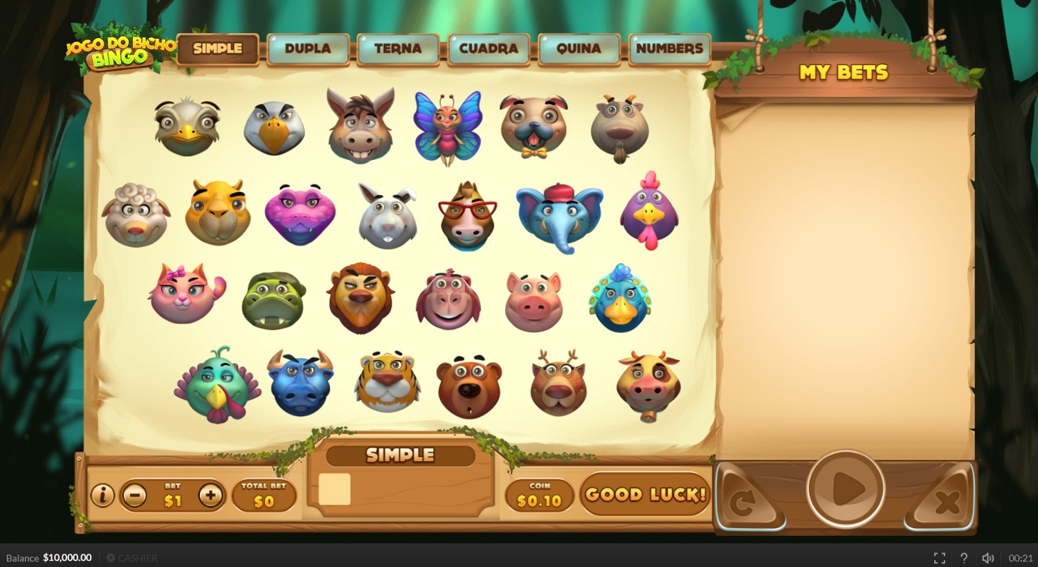 Jogo do Bicho Bingo