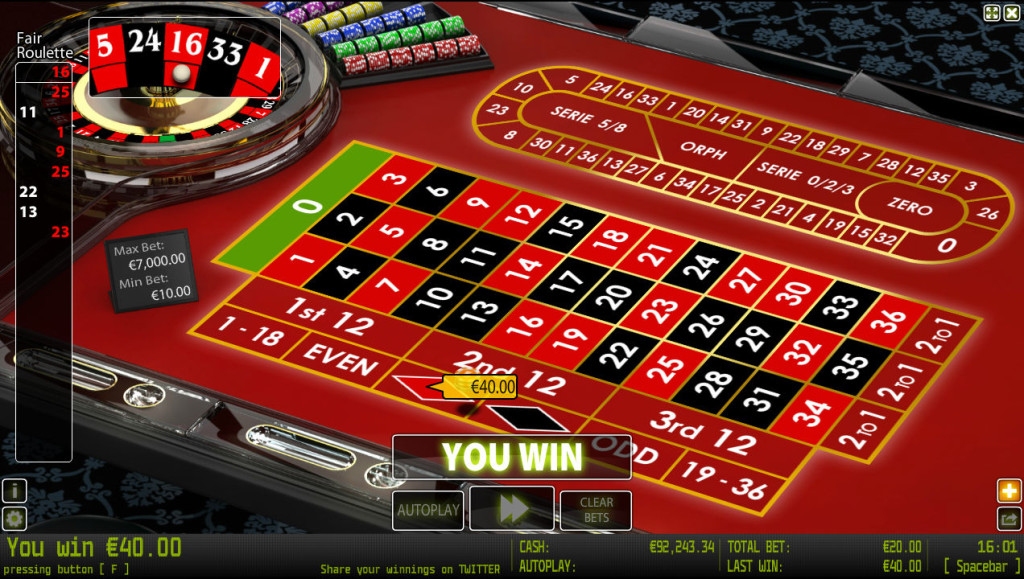 Fair Roulette Privee