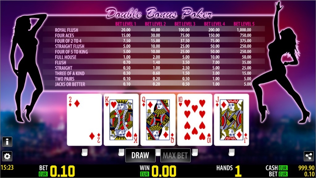 Double Bonus Poker