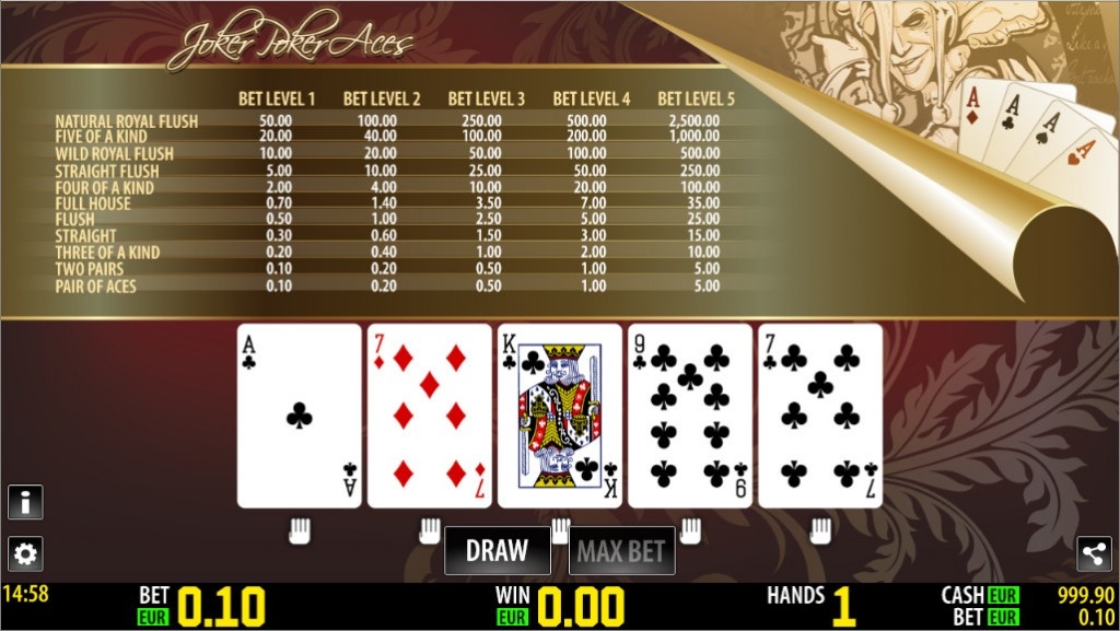 Joker Poker Aces