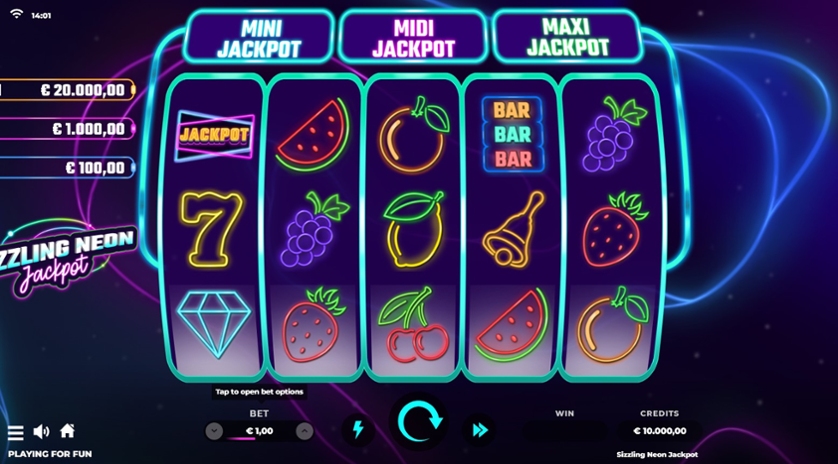 Sizzling Neon Jackpot