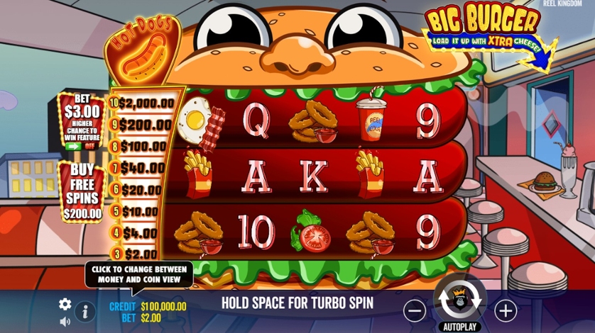 Big Burger Load It Up With Extra Cheese