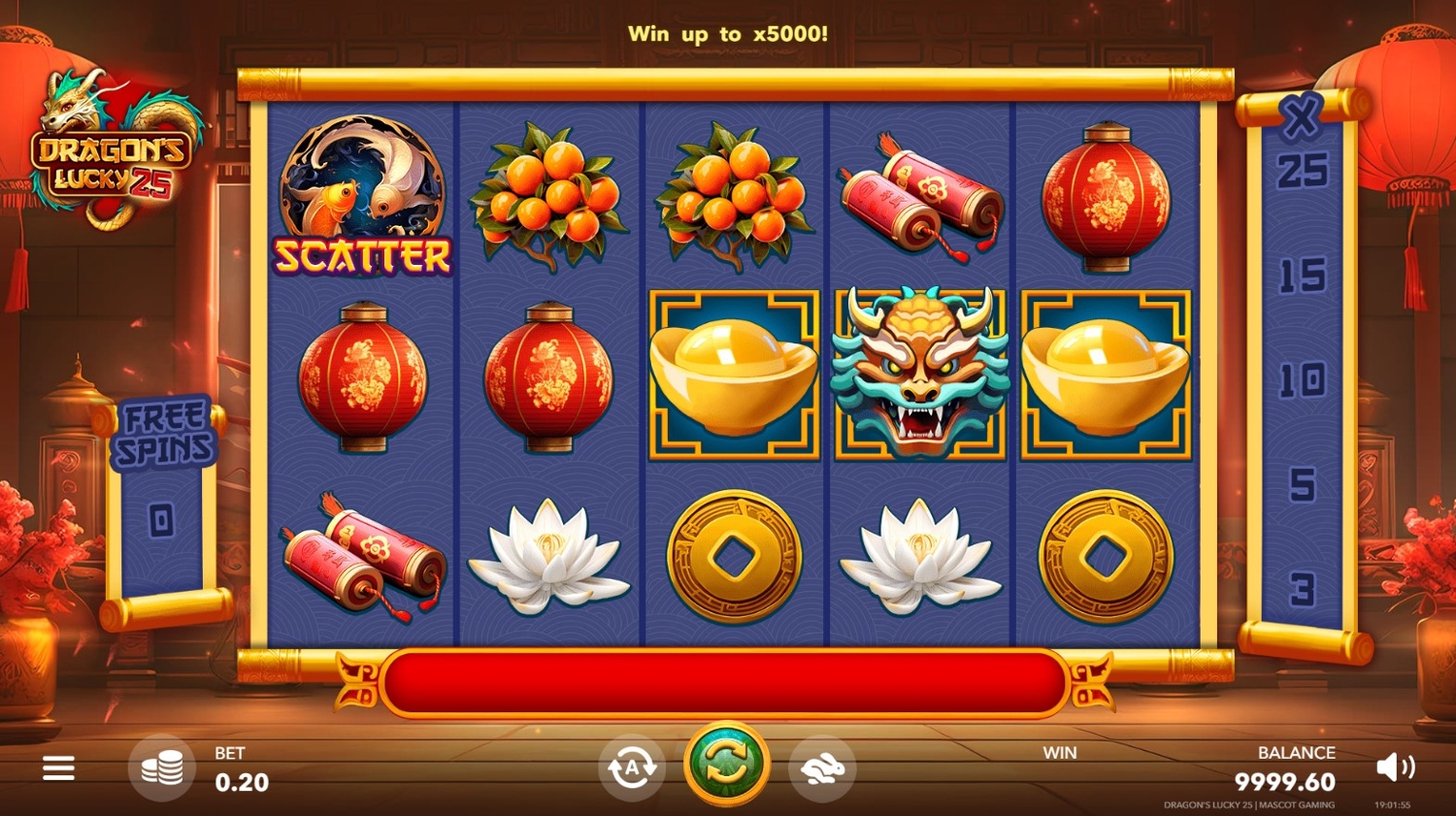 Dragon's Lucky 25