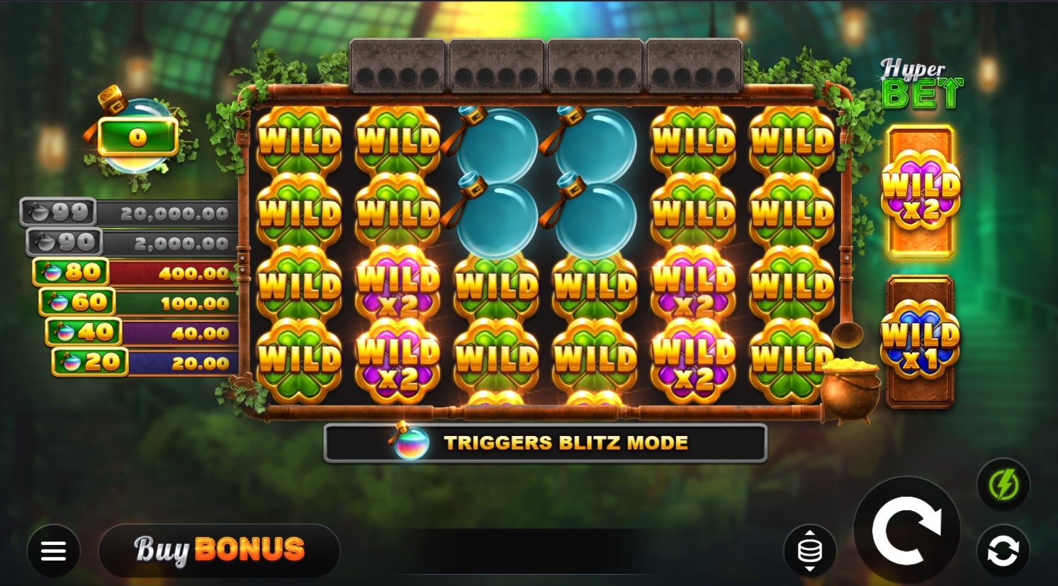 Clover Blitz Hold and Win