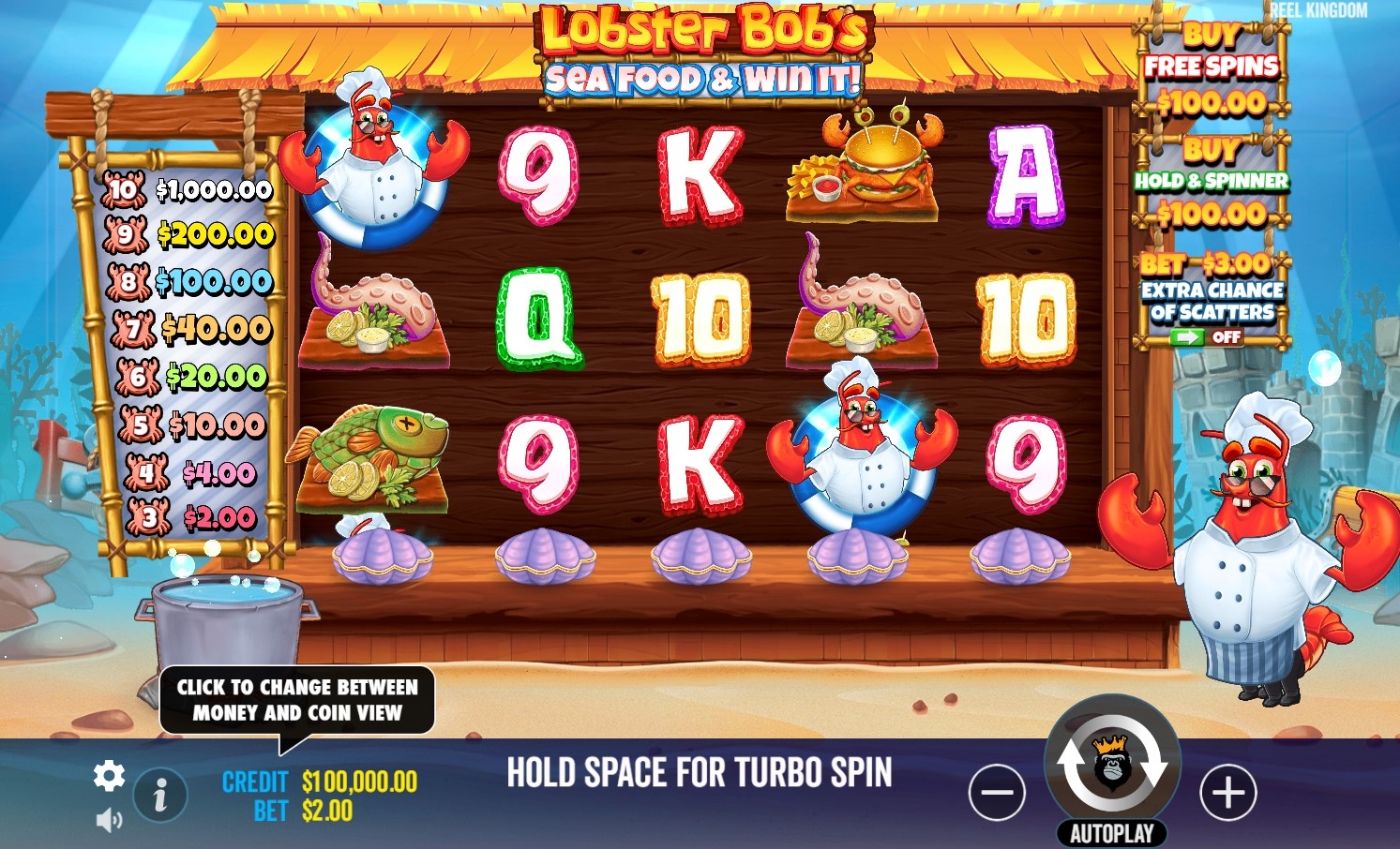Lobster Bob’s Sea Food and Win It
