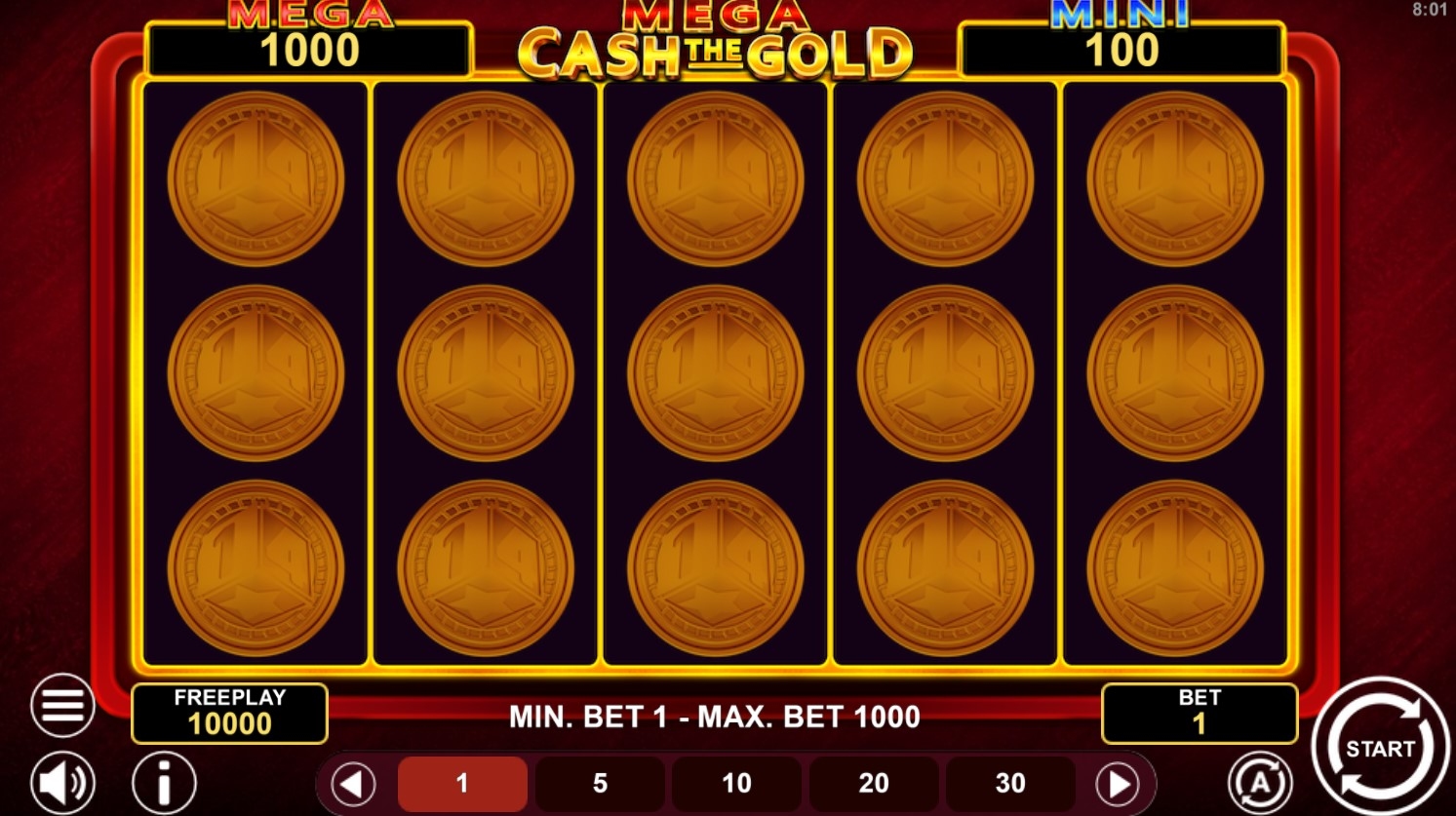 Mega Cash The Gold