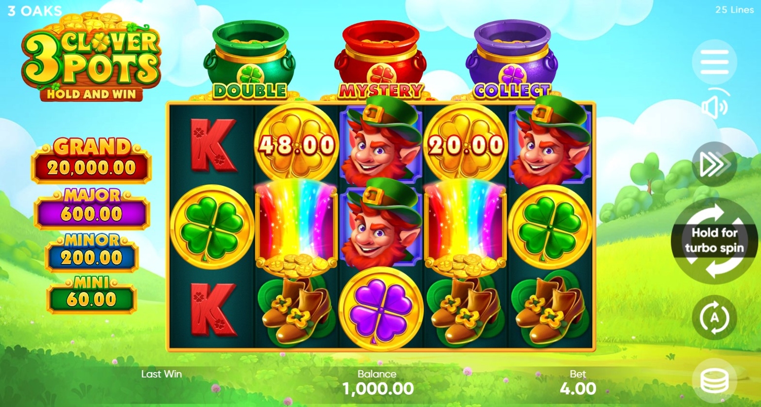 3 Clover Pots